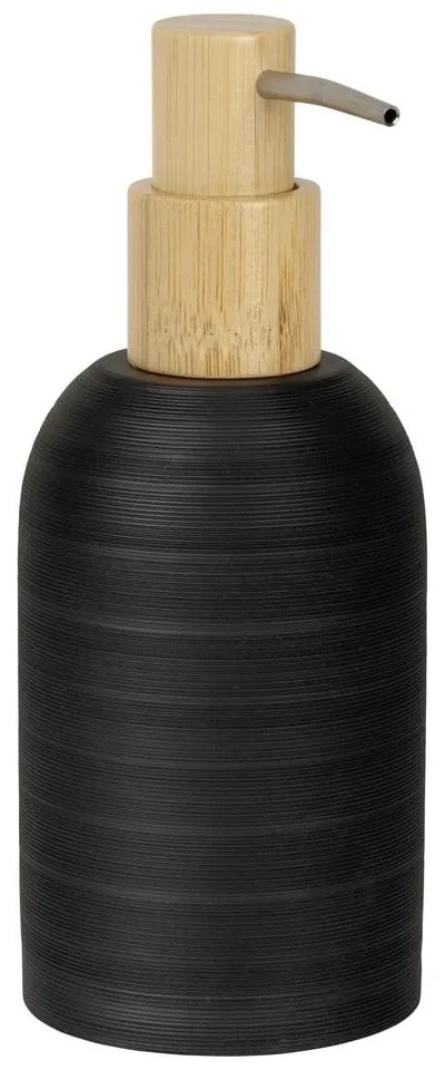 Dozator de săpun lichid negru din polirășină 250 ml Altavalle – Wenko