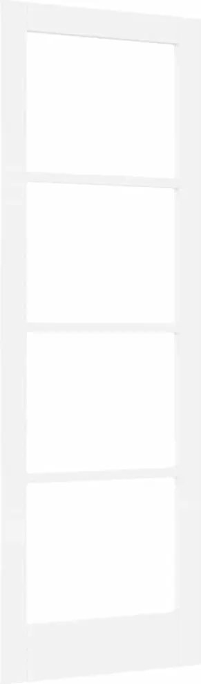 vidaXL Ușă de interior ORKDAL Alb pregătit 73,5 x 211 cm
