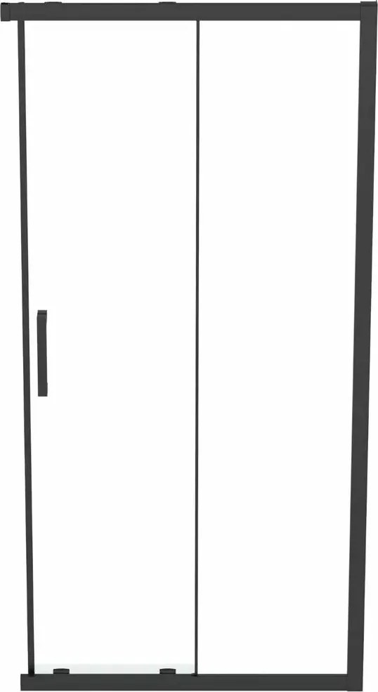 Usa glisanta cu segment fix 100 cm negru mat Ideal Standard Connect 2 K9262V3