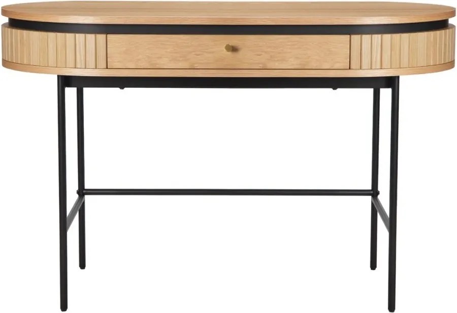 Birou cu furnir de stejar ATELIER 120cm