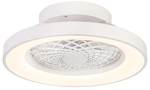 Lustra LED cu Ventilator si telecomanda Mini TIBET alb MA-7804