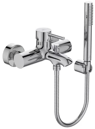 Baterie cada - dus Ideal Standard Ceraline finisaj crom lucios cu set de dus