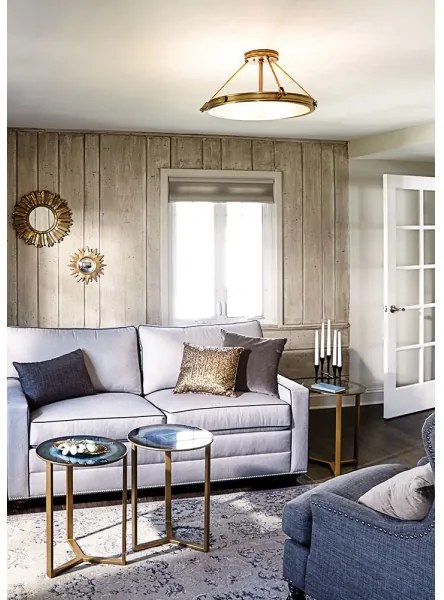 Lustră aplicată COLLIER 3xE14/60W/230V Elstead HK-COLLIER-SF-S