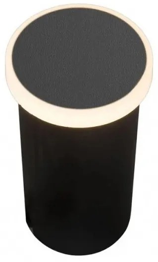Spot LED incastrabil de exterior ambiental IP65 ALF ROUND negru
