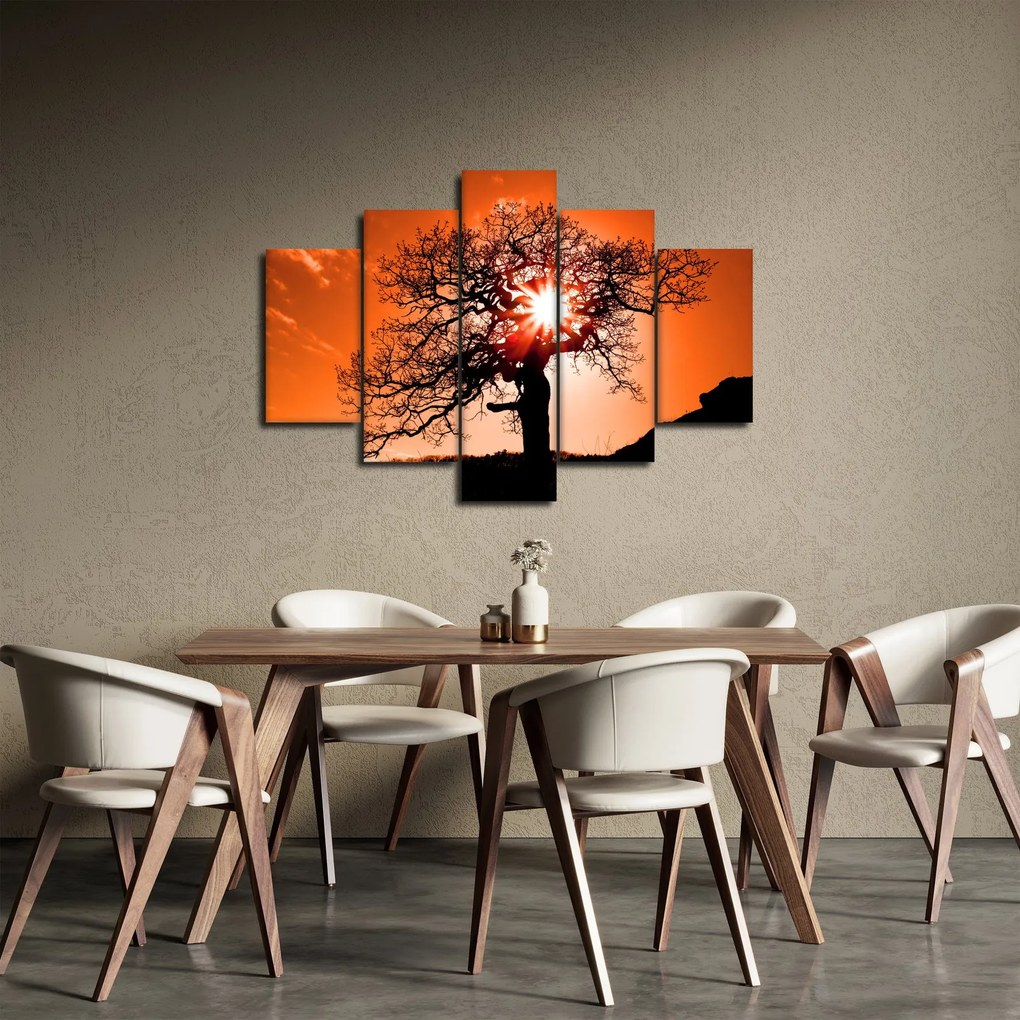 Tablou - Fag la apus de soare (150x105 cm)