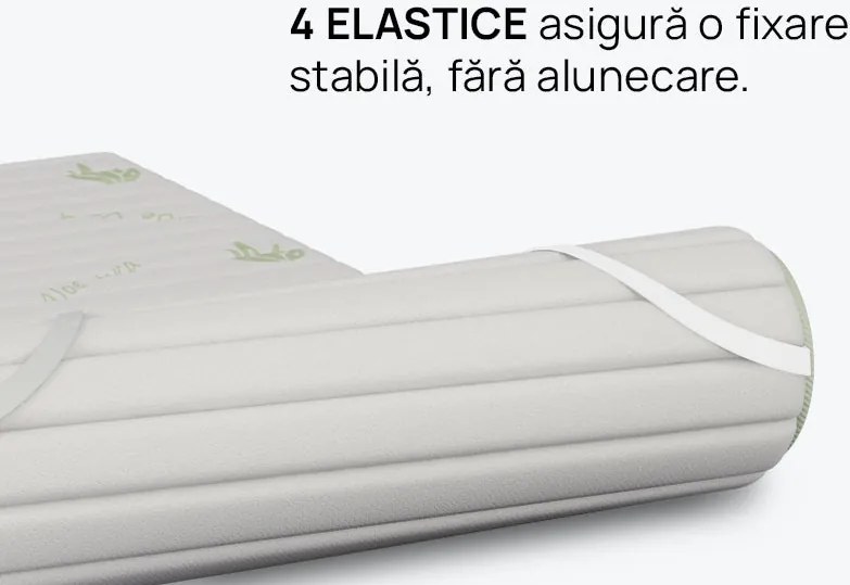 Topper saltea iSleep, Smart Topper Aloe, 160x200x3, Moale