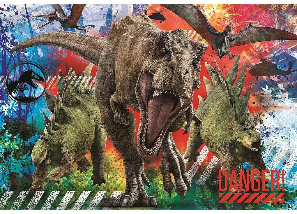 Jurassic World Danger Puzzle Clementoni cu 180 de piese
