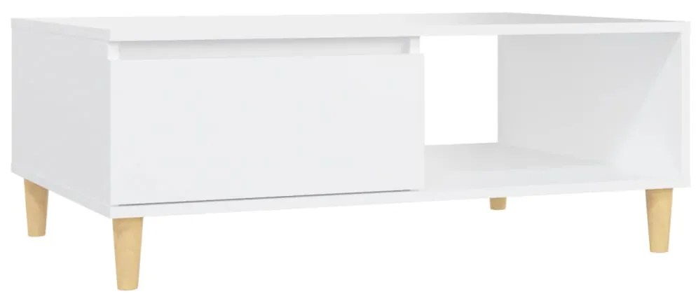 805995 vidaXL Măsuță de cafea, alb, 90x60x35 cm, PAL