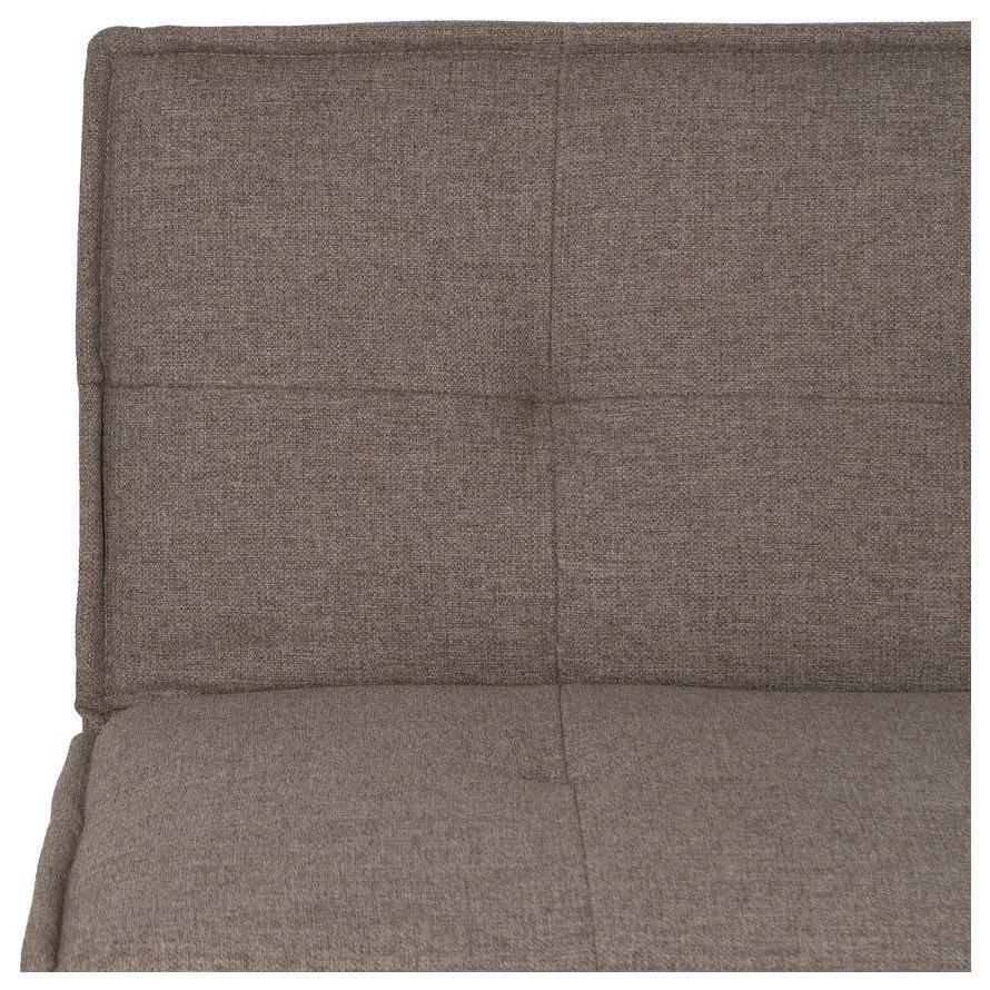 Canapea grej extensibilă cu tapițerie din chenille 181 cm – Ixia