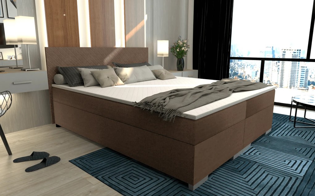 Pat Boxspring, maro, 180x200, ADARA