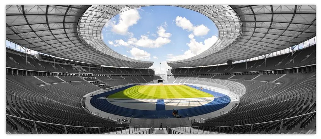Tablou - stadionul de fodbal (120x50 cm)
