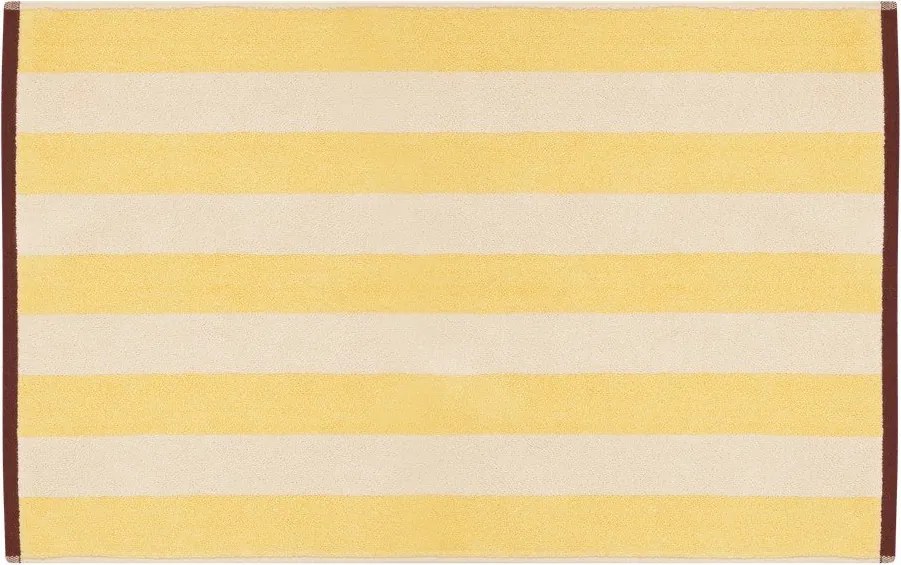 Covoraș de baie galben din material textil 50x80 cm Gobo – noo.ma