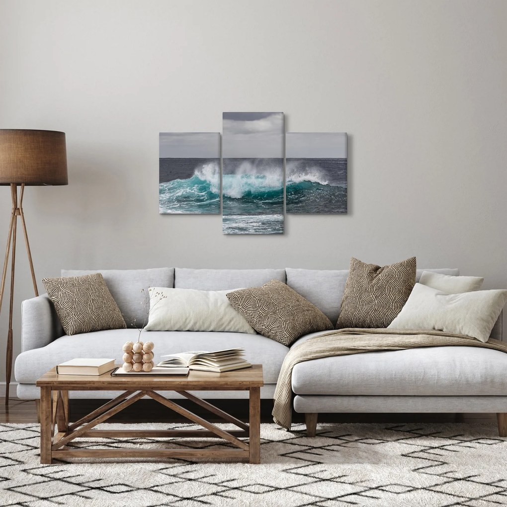Tablou - Valuri pe ocean (90x60 cm)