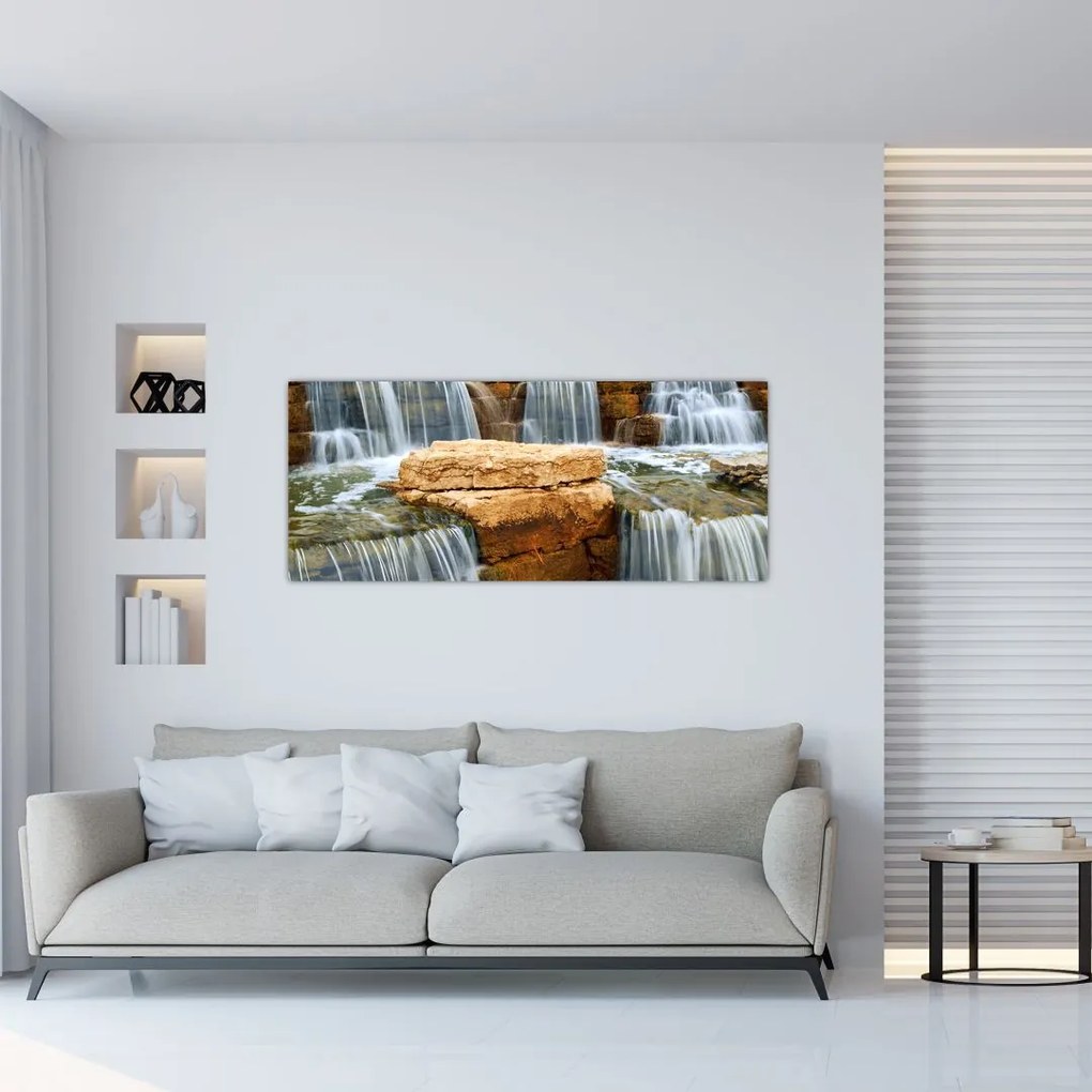 Tablou cu cascade (120x50 cm)