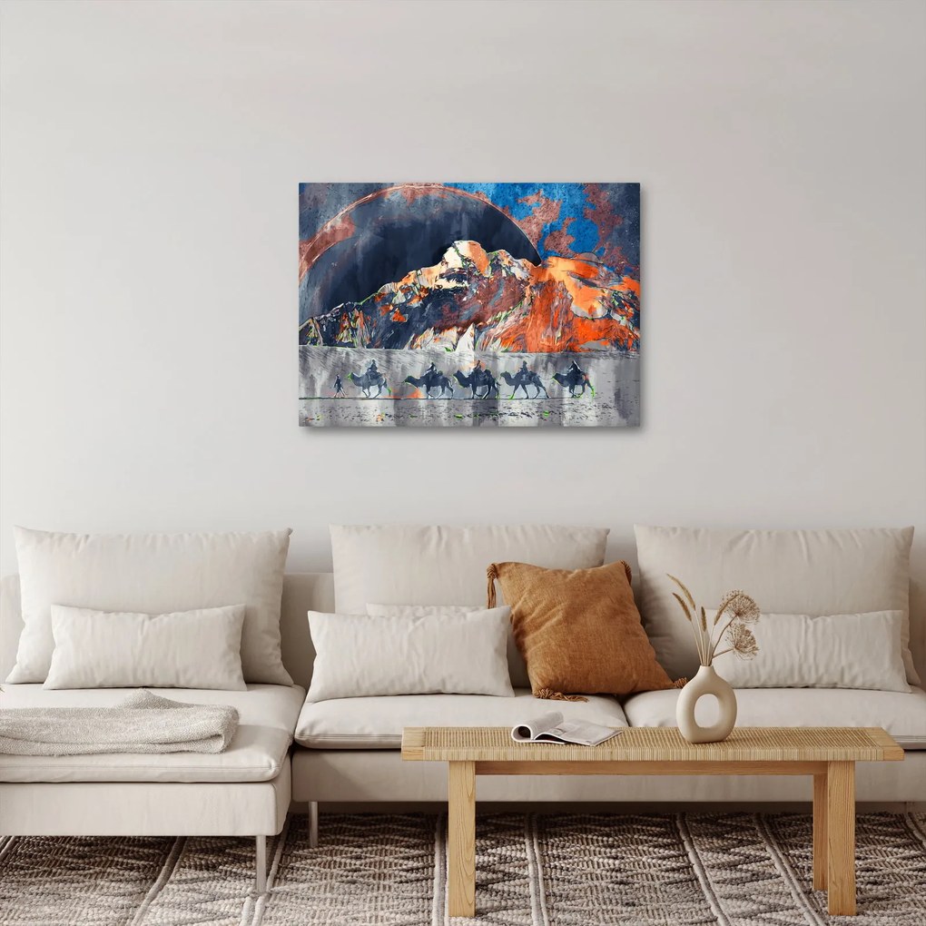 Tablou - Ilustrație de sweathouses (70x50 cm)