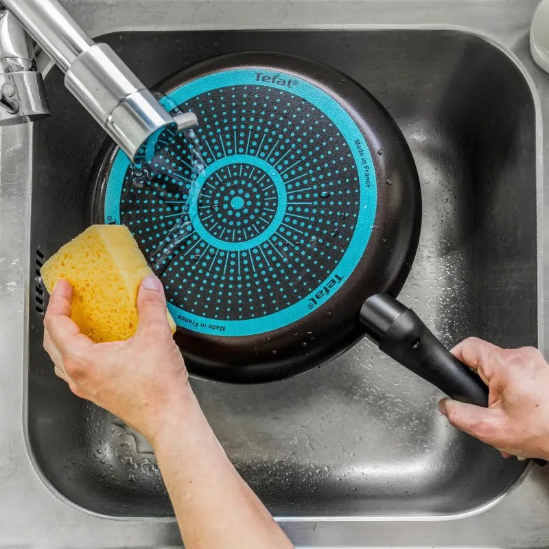 Tefal B5670653 FP28J GT SIMPLY CLEAN, 28 cm, DIFFUSION, Thermo-Signal, fără PFOA, inducție, negru