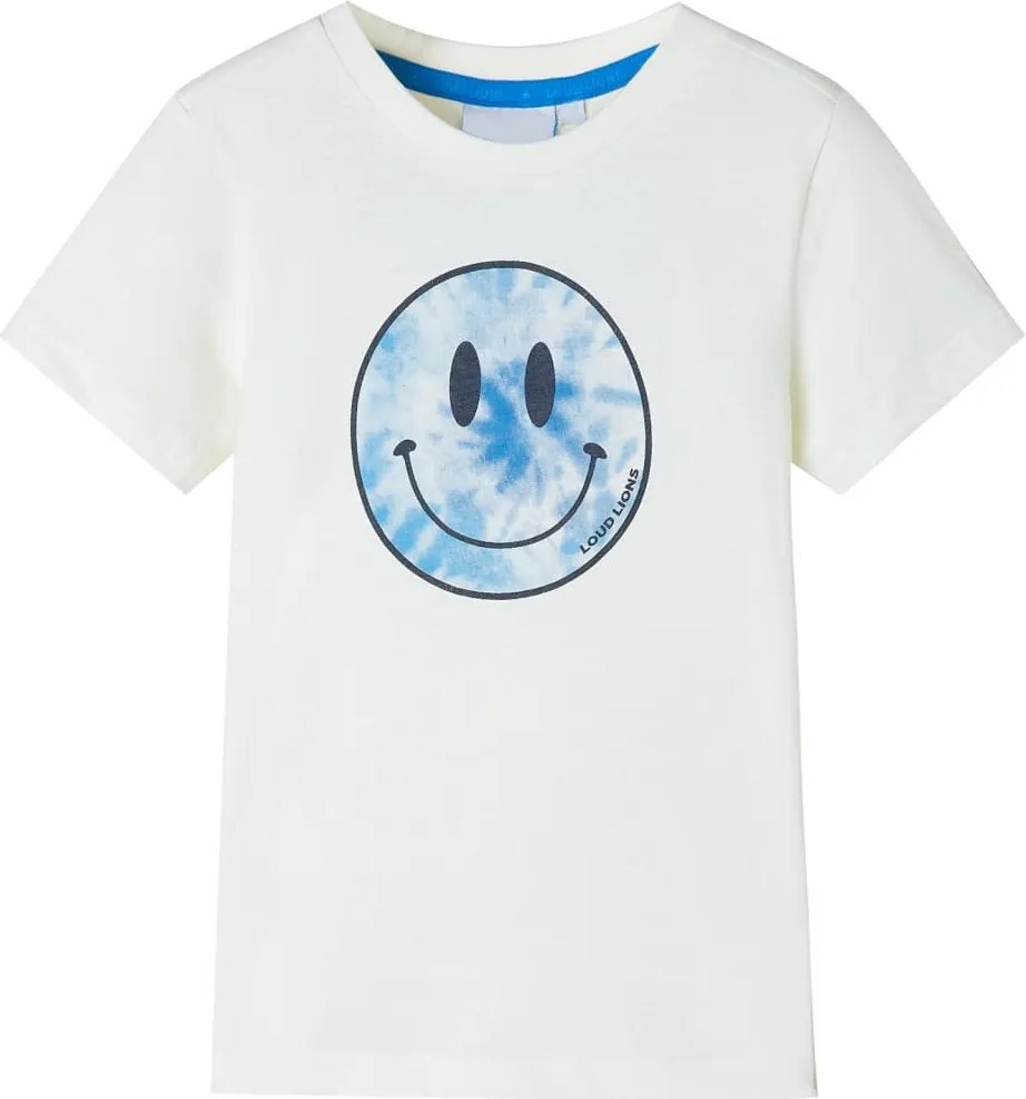 vidaXL Tricou pentru copii, ecru, 140