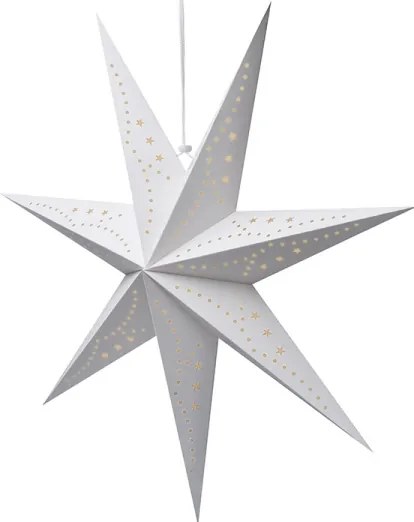 Brilagi - Decorațiune de Crăciun LED, stea 60 cm, alimentare 2x baterii AA, alb cald