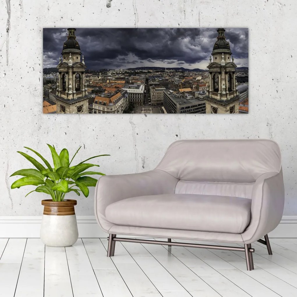 Tablou cu basilică (120x50 cm)
