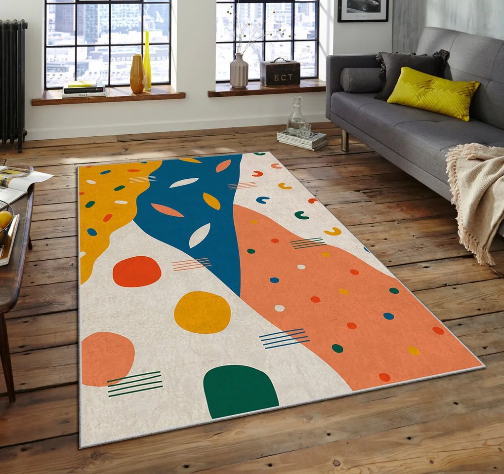 Covor, Asr Crpt-33, 100x140 cm, Multicolor