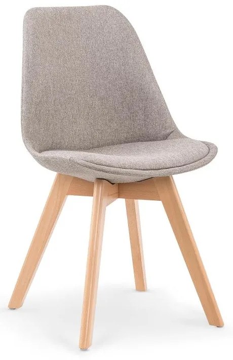 Scaun de bucaterie Erich, gri/fag