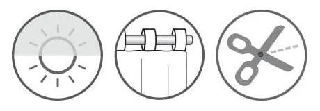 Perdea albă din voal 140x245 cm – Sehlbach