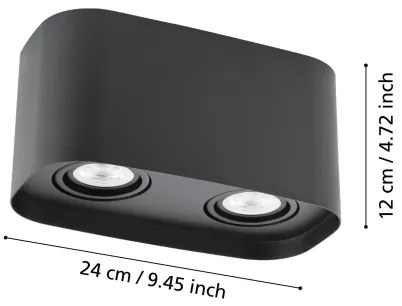 Spot LED RGBW dimabil CAMINALES-Z 2xGU10/5W/230V Eglo 99674