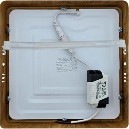 Plafonieră LED BLOCK LED/18W/230V 4200K 22x22 cm maro