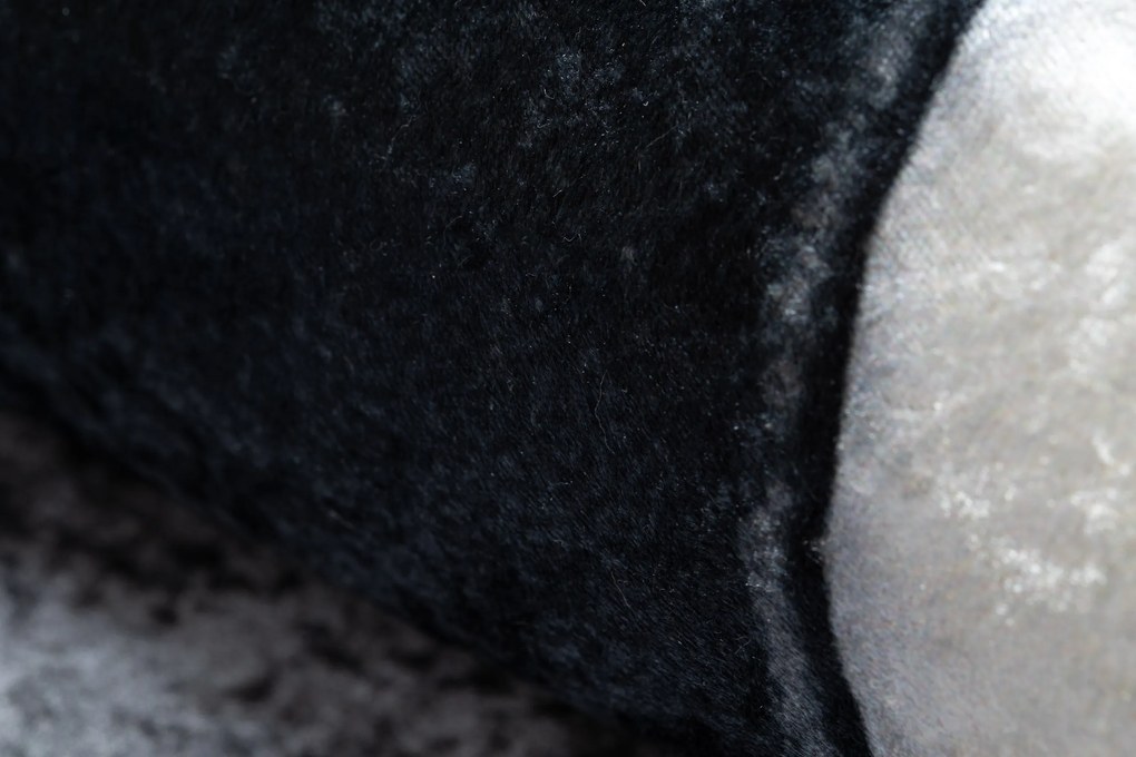 BAMBINO 2139 cerc covor lavabil - Fotbal pentru copii anti-alunecare - negru / alb - SECUNDAR-COTATI PRODUSUL