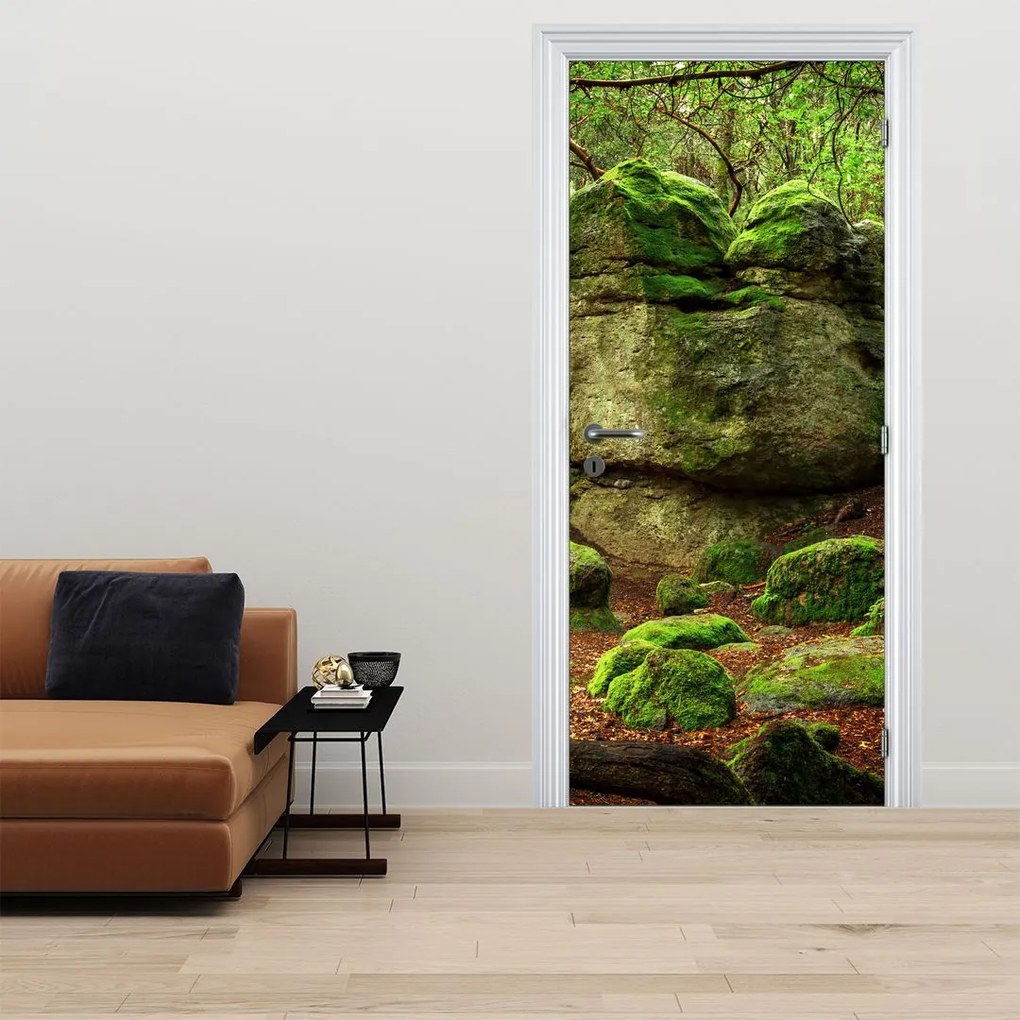 Fototapet pentru ușă - Pădure magică (95x205cm)