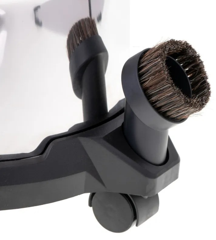 Aspirator industrial Camry CR 7045, 3400W, 20 kPa, Uscat si umed, 4 filtre, 25L, Inox/Rosu