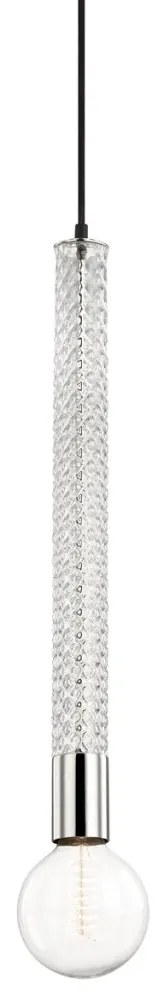 Pendul design modern PIPPIN nichel lucios