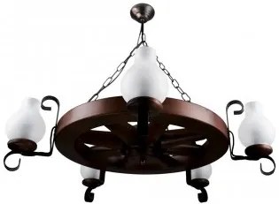 Lustra rustica 5 becuri E14 Elaria EL0017897 Erste