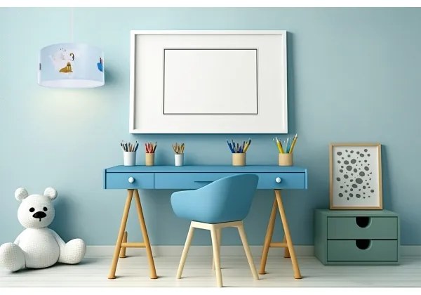 Lustră pe cablu pentru copii SWEET DREAMS 1xE27/60W/230V d. 30 cm