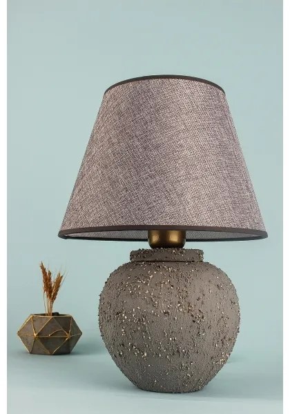 Lampă de masă RAMZES 1xE27/40W/230V maro