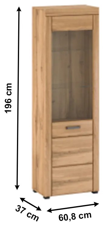 Vitrină, stejar apalache, PUSAN A