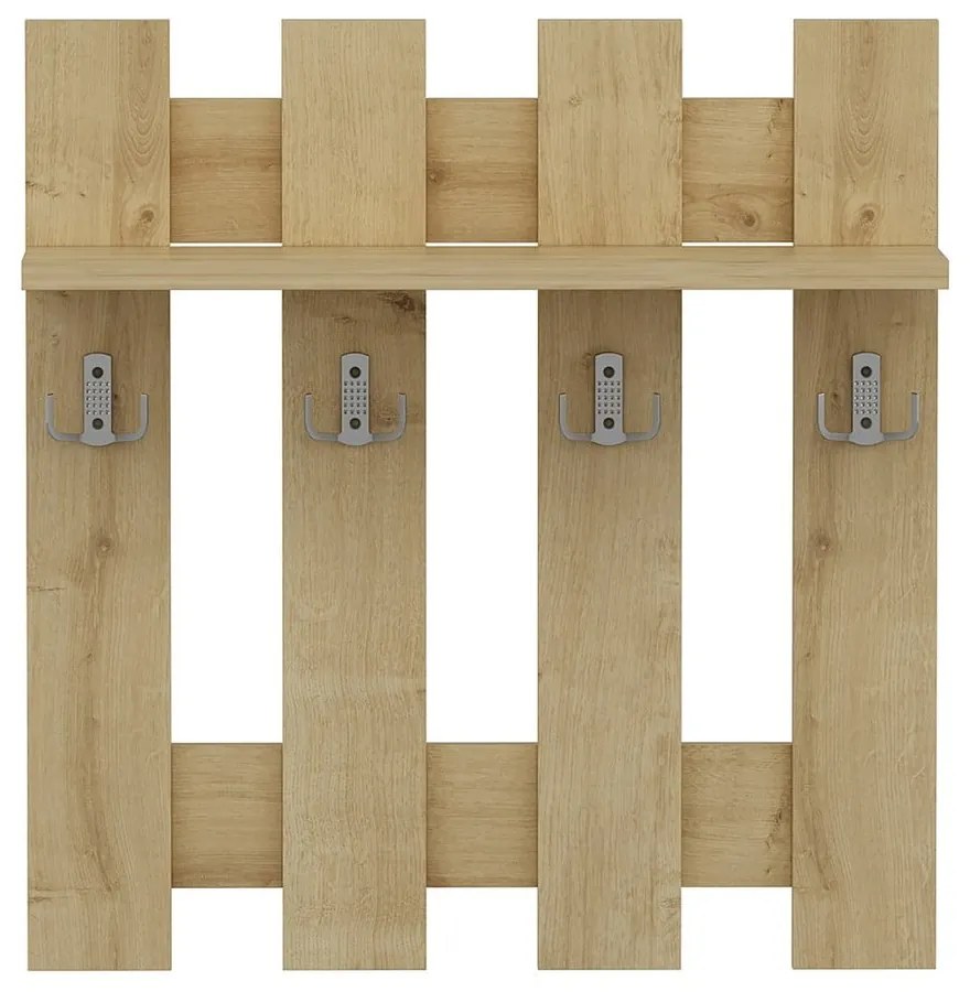 Cuier de perete cu aspect de lemn de stejar Utica – Kalune Design