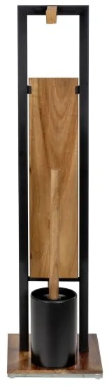 WENKO 25784100 - Set WC RIVALTA 18 x 70 cm, maro/negru