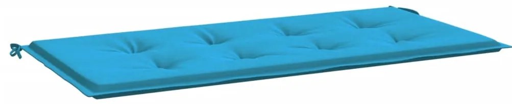 Perna de banca de gradina, albastru, 100x50x3 cm, textil oxford