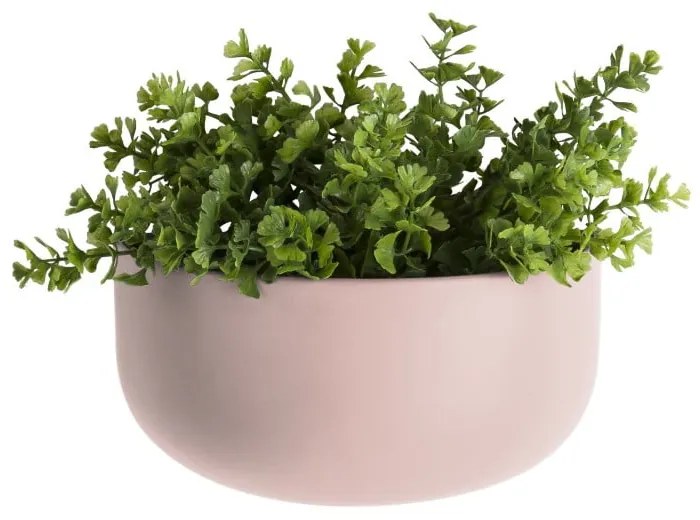 Ghiveci suspendat din ceramică PT LIVING Nest, roz deschis