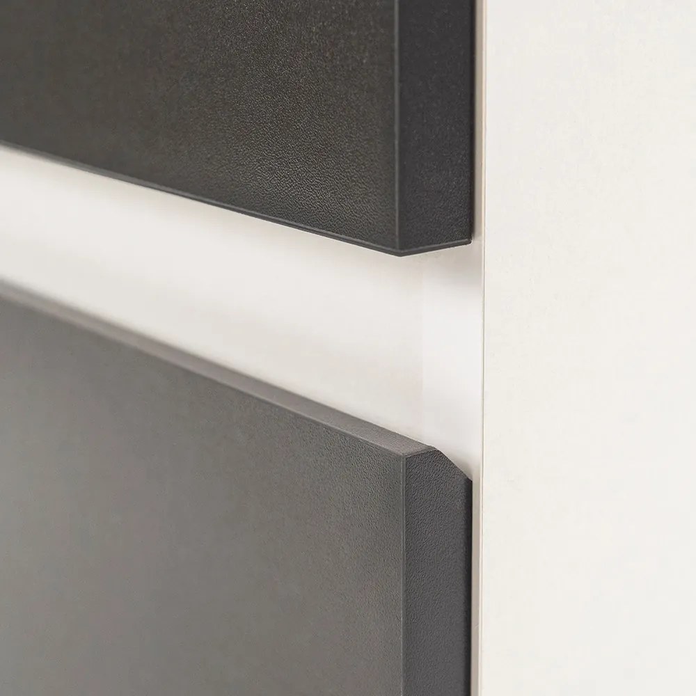 Mobilier complet de baie Vario Forte 100 alb-antracit