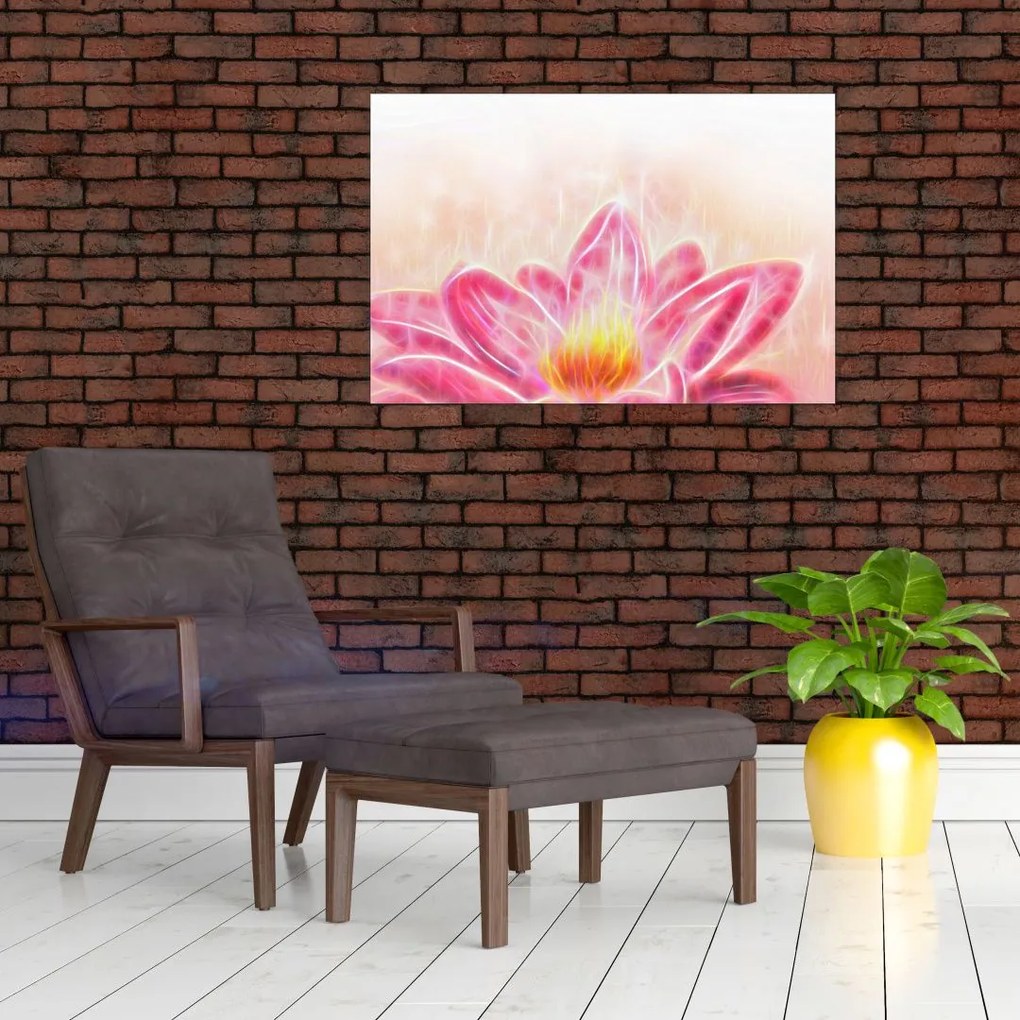 Tablou - Floare de lotus (90x60 cm)