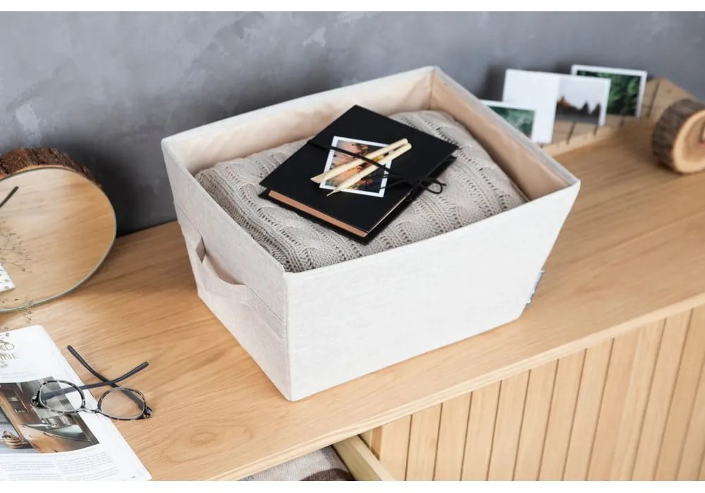 Coș de depozitare de depozitare din material textil 30x40x22 cm Soft Storage – Bigso Box of Sweden