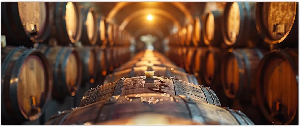 Tablou - Pivniță de vinuri (120x50 cm)