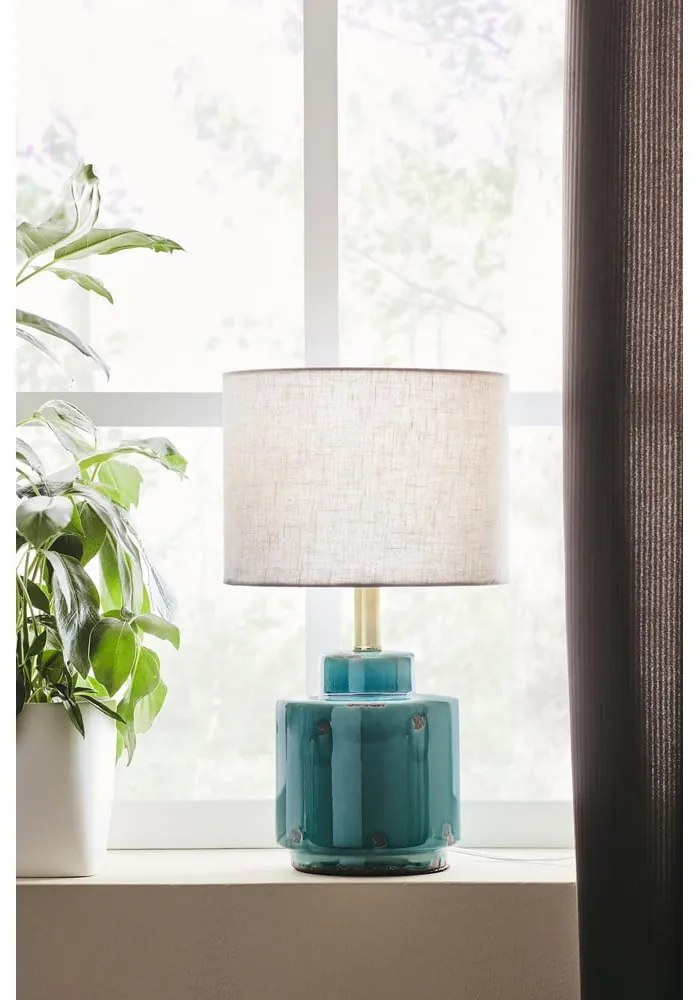 Veioză Markslöjd Cous, albastru-alb