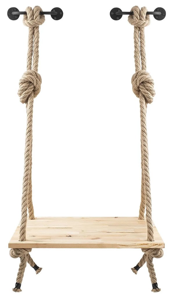 Raft Nusoma 2 (negru + lemn) . 1096074
