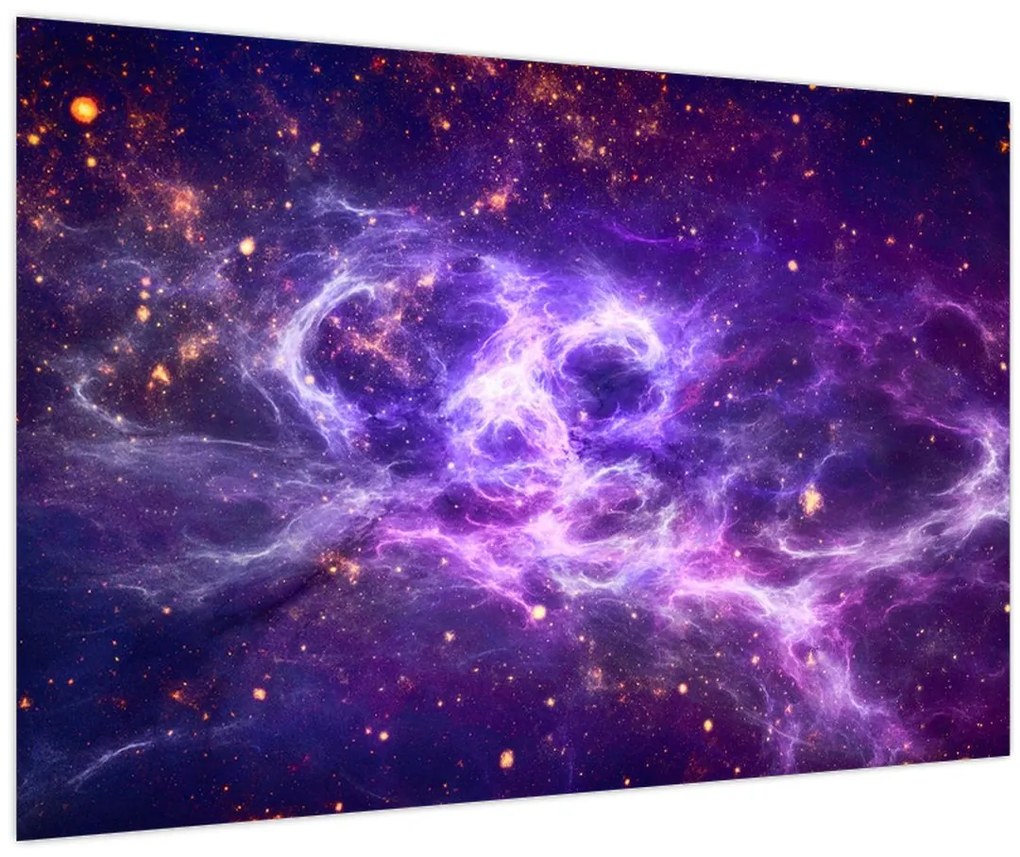 Tablou - Universul violet (90x60 cm)