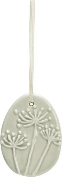 Oul din portelan suspendat FLORIS - mai multe culori Culoare: Crem