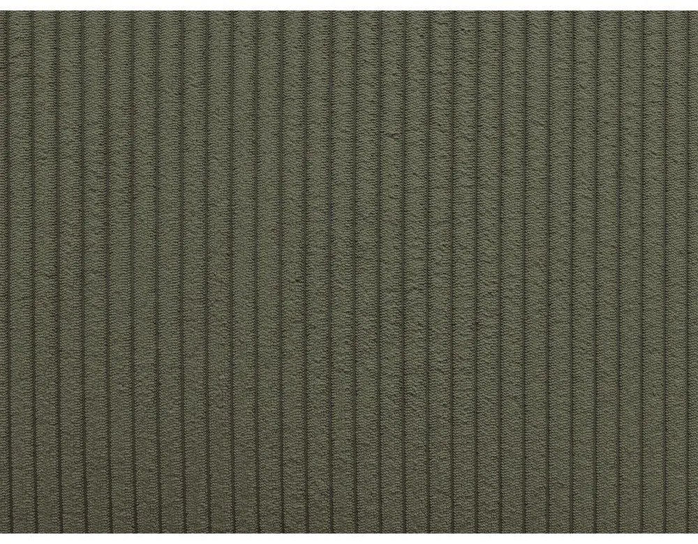 Modul pentru canapea verde deschis cu tapițerie din catifea reiată (de mijloc) Nihad modular – Bobochic Paris