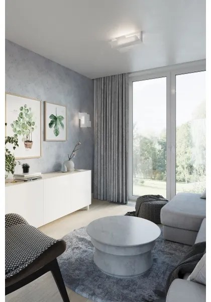 Aplică LED HERA 1xE27/7,5W/230V alb Brilagi